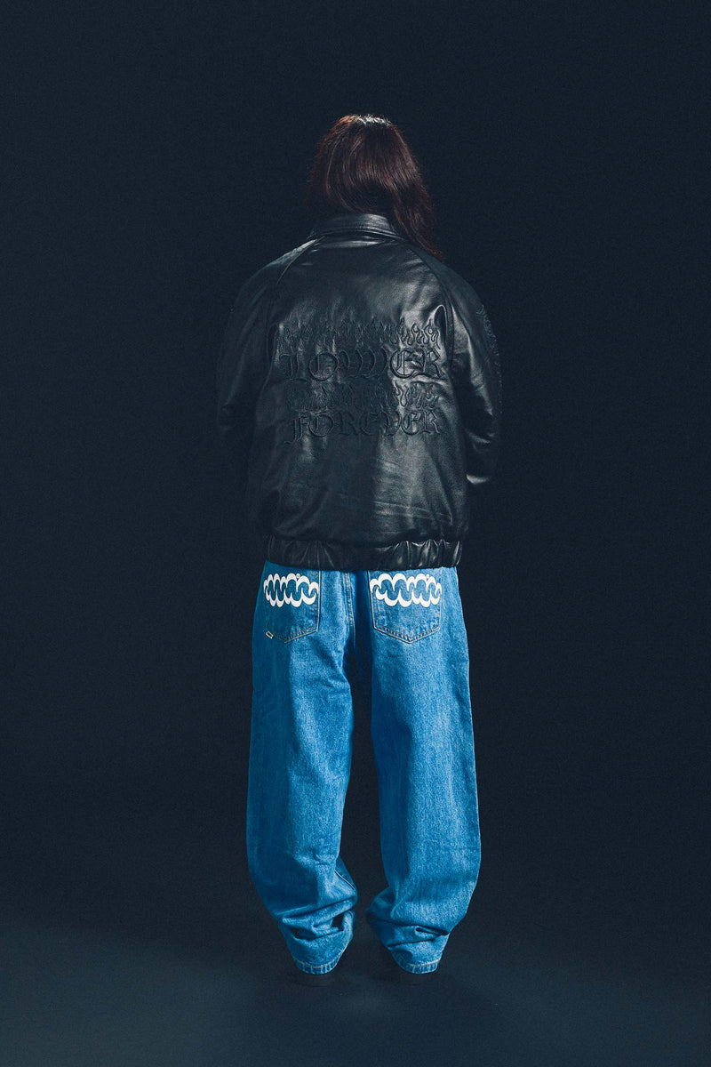 Leather Jacket - Lower Forever