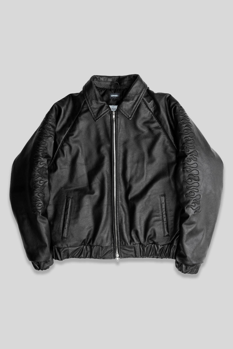 Leather Jacket - Lower Forever