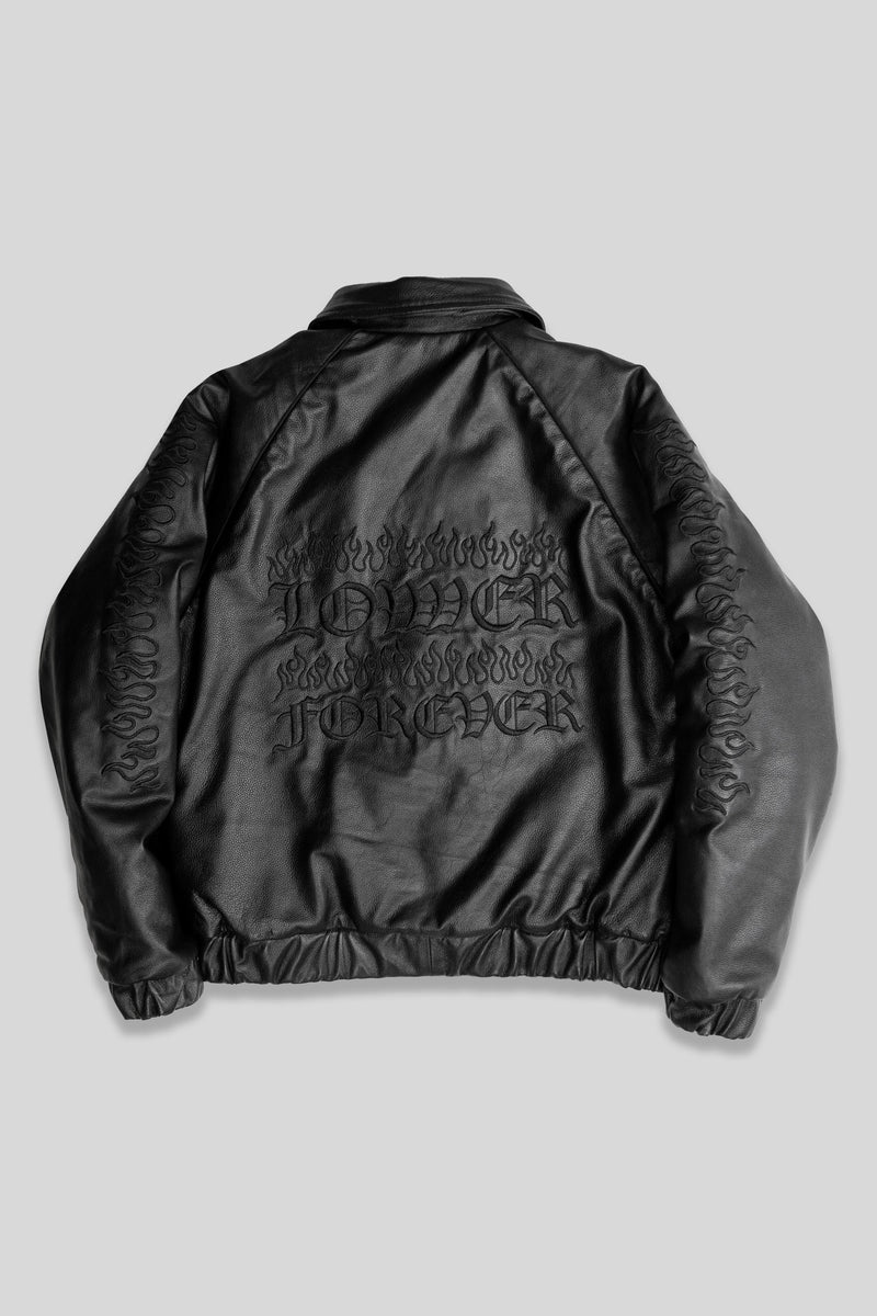 Leather Jacket - Lower Forever