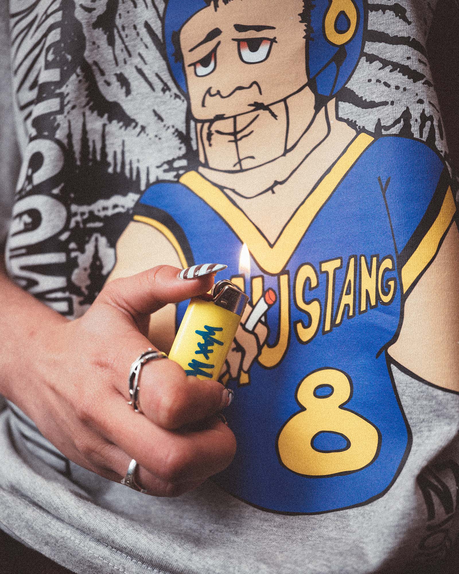 BEEFY TEE 2.0 - LOWER X WAX MUSTANG - POWERBALL