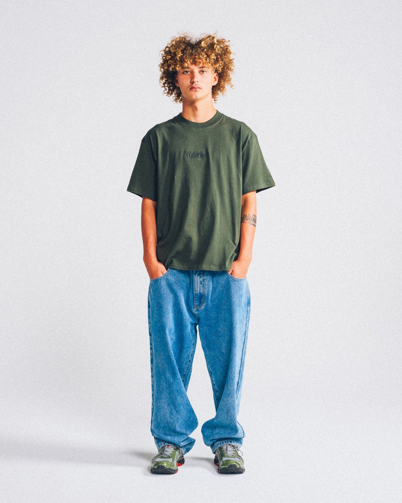 Beefy Tee - Tonal Box Logo