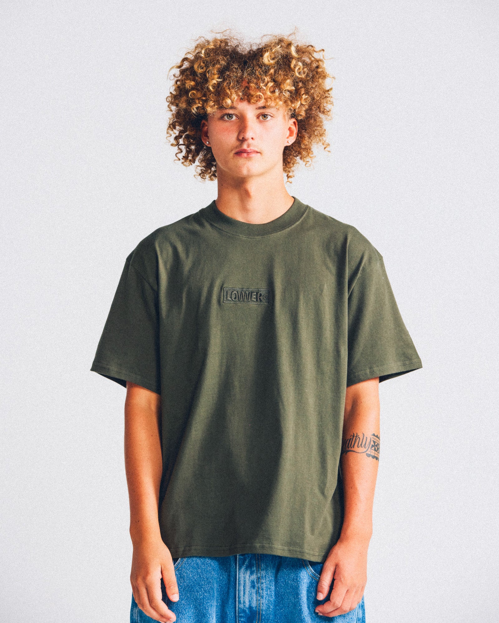 Beefy Tee - Tonal Box Logo